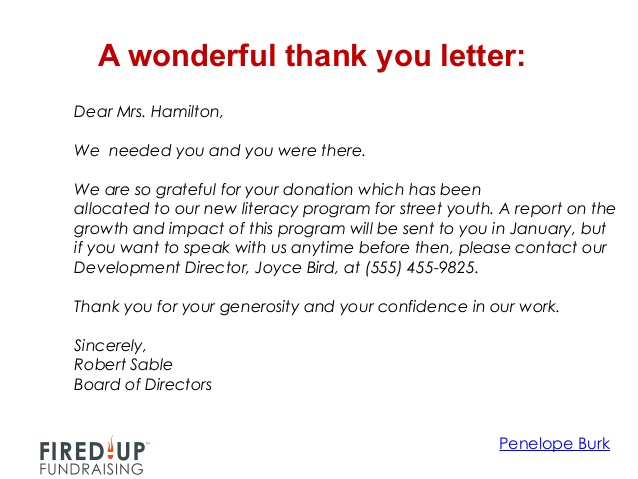 How to Write A Great Donation Thank-You Email