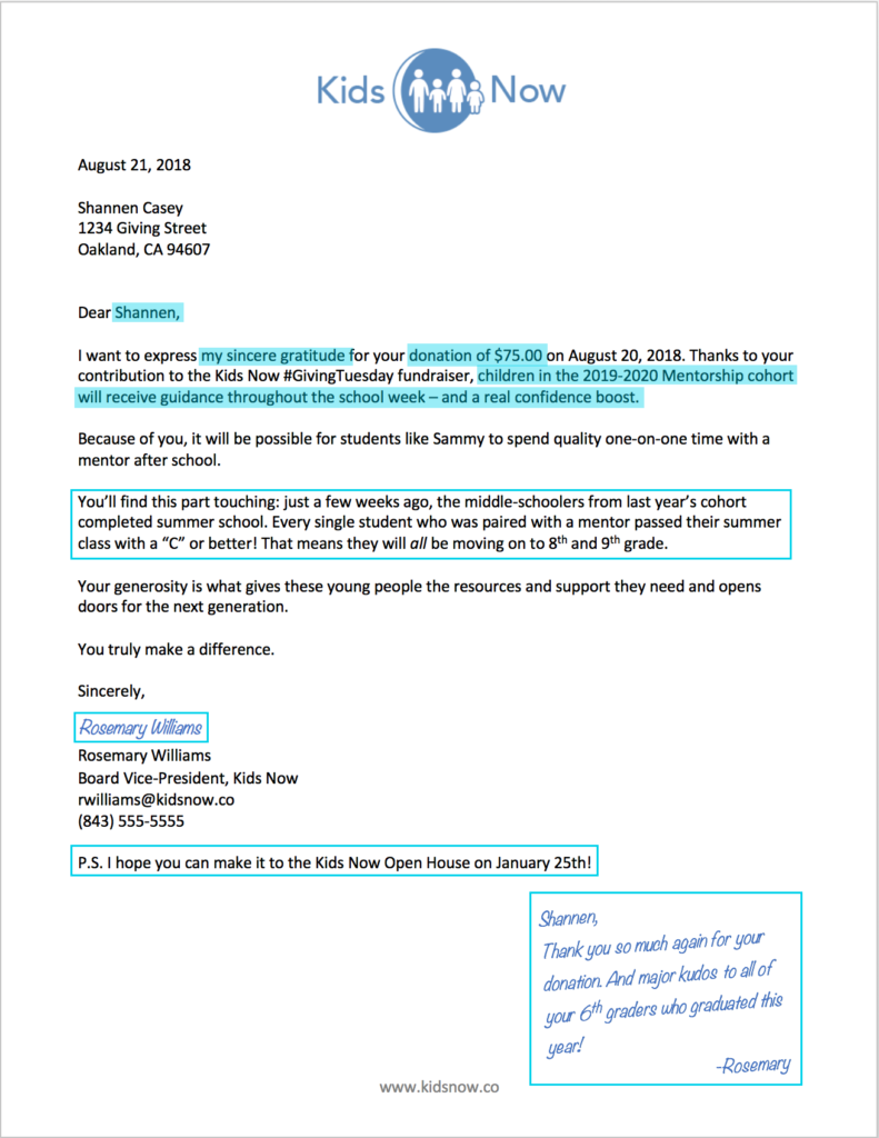 How to Write A Great Donation Thank-You Email