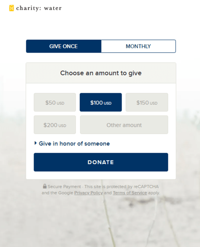 Nonprofit website design