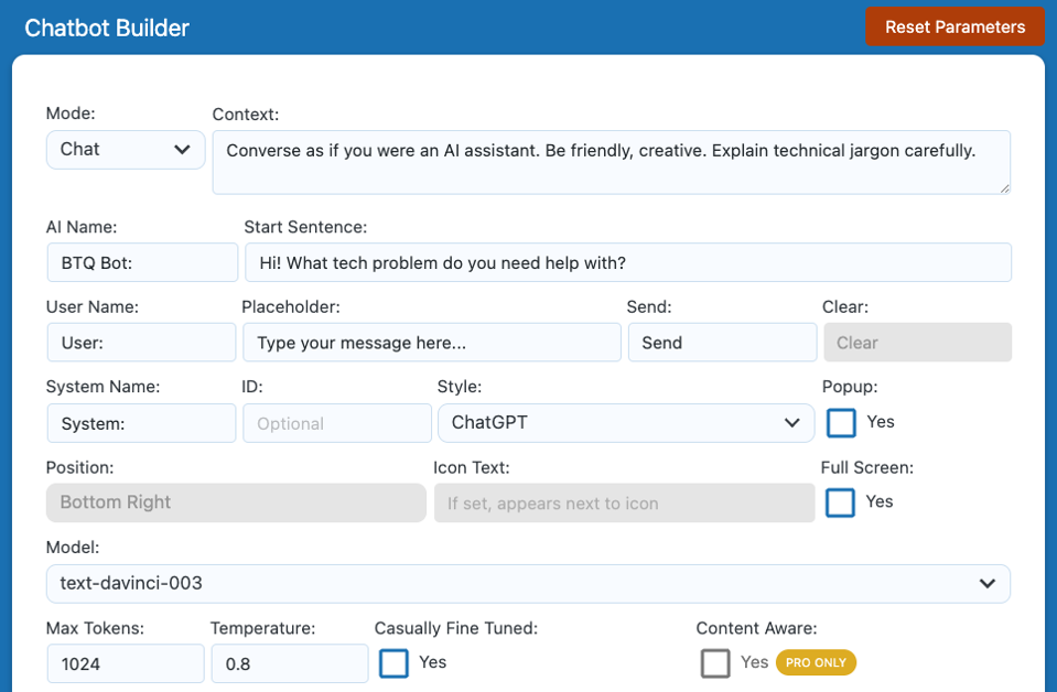 ChatGPT for Nonprofit Builder